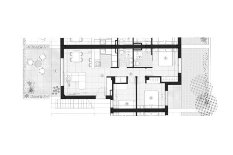 Layout 3 bedrooms, 82 sq.m in Balcon de la Laguna in Torrevieja, Alicante, Spain No. 154946