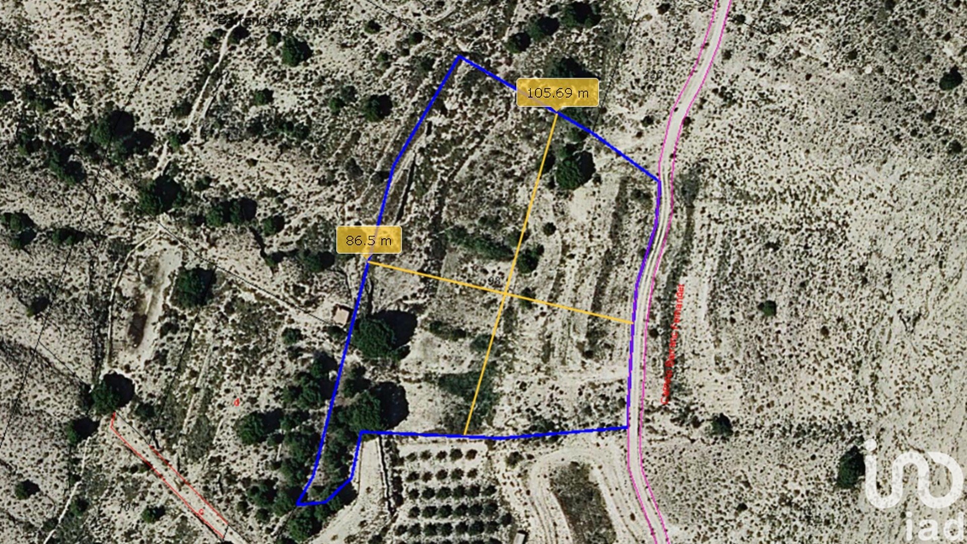Zemes gabals Agost, Alicante, Spānijā 9238 m2 Nr. 186058