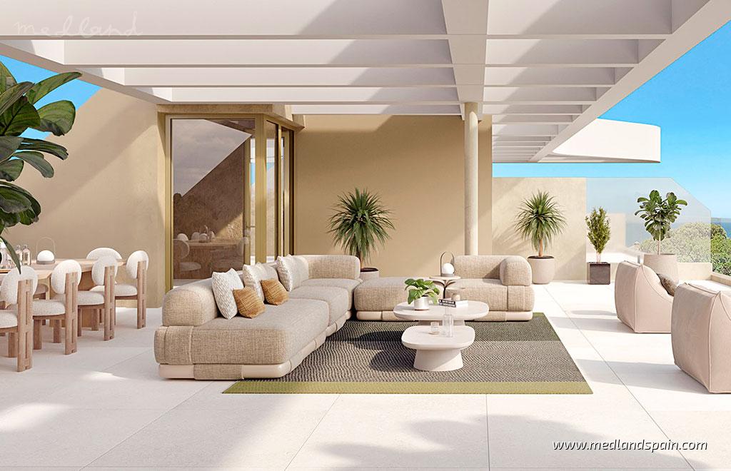 Apartamento en Mijas Costa, Málaga, España 2 dormitorios, 110 m2 No. 182641