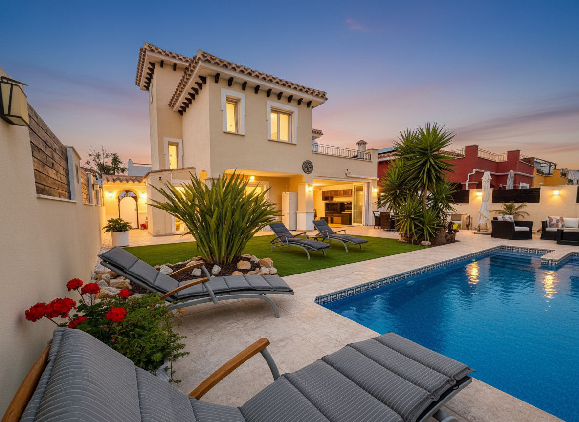 Villa in Mar Menor Golf Resort, Murcia, Spanien 3 Schlafzimmer,  Nr. 190301