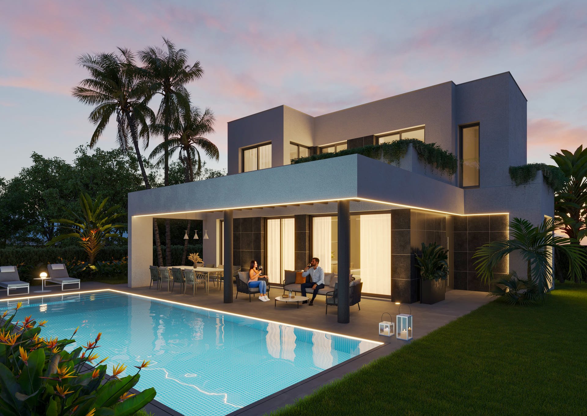 Villa Finestrat, Alicante, Spānijā 4 istabas, 322 m2 Nr. 164057