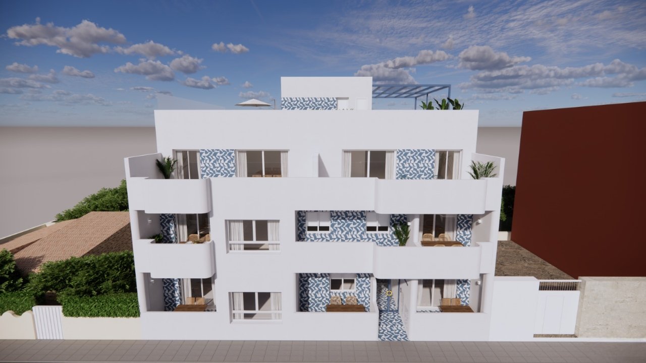 Apartament w Torre de la Horadada, Alicante, Hiszpania 2 sypialnie,  nr 181819