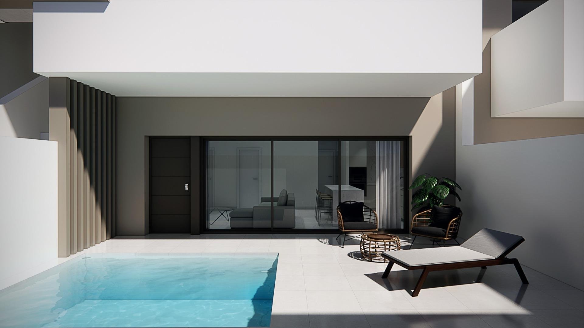 Bungalowi Pilar de la Horadada, Alicante, Espanja 3 makuuhuonetta, 104 m2 No. 161201