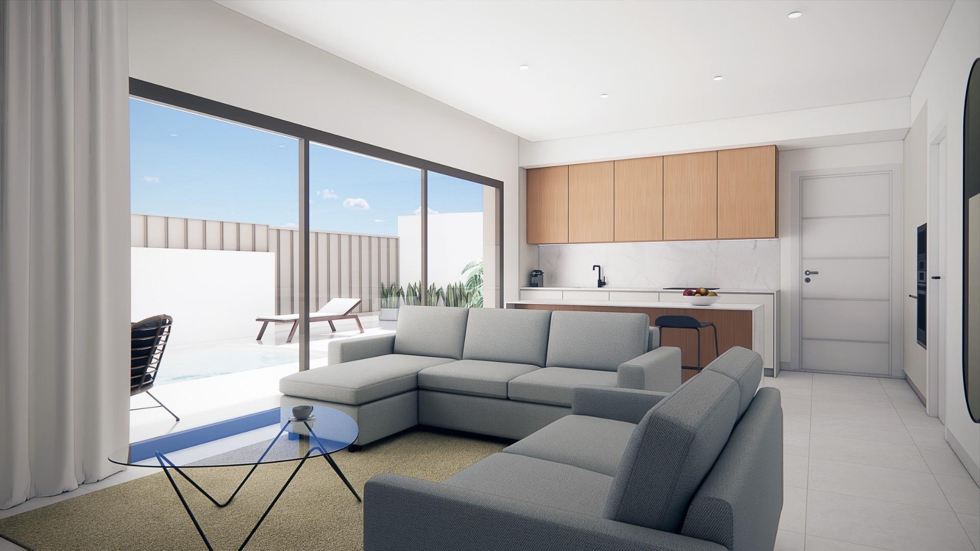 Bungalowi Pilar de la Horadada, Alicante, Espanja 3 makuuhuonetta, 104 m2 No. 161201