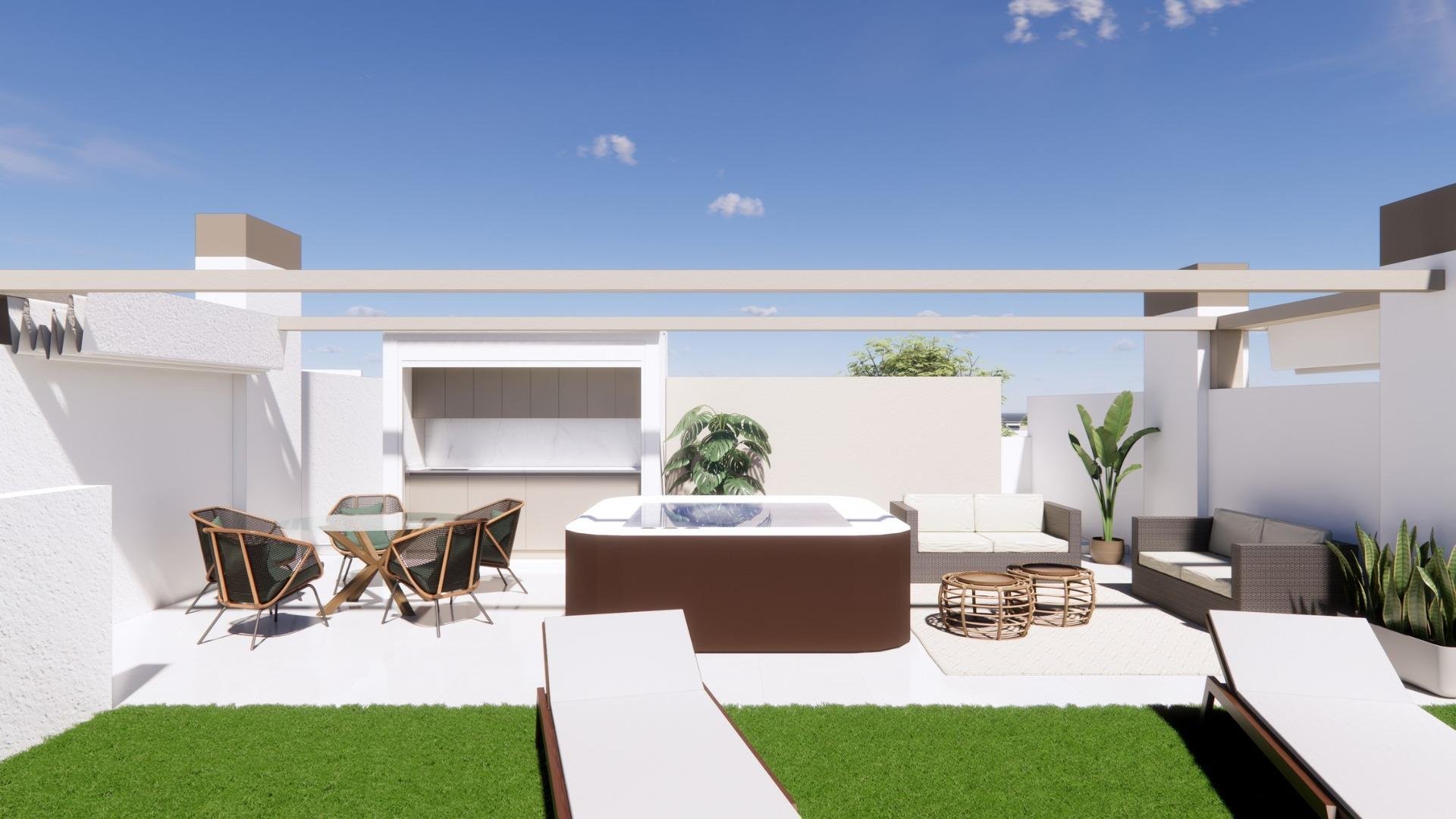 Bungalowi Pilar de la Horadada, Alicante, Espanja 3 makuuhuonetta, 104 m2 No. 161201