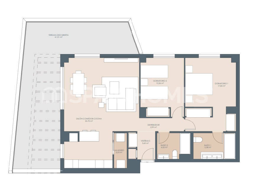 Penthouse in Estepona, Malaga, Spain 3 bedrooms, 112 sq.m. No. 151503