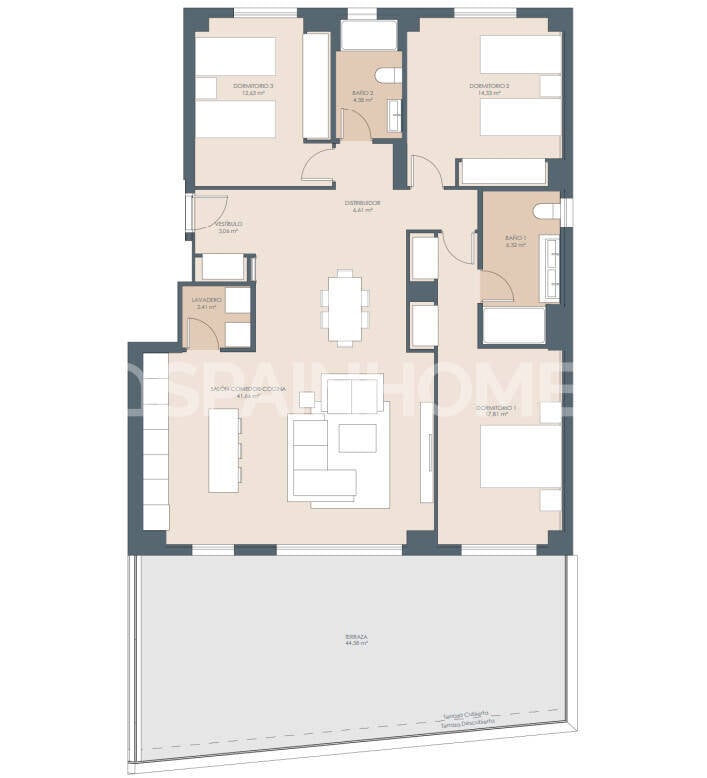 Penthouse in Estepona, Malaga, Spain 3 bedrooms, 112 sq.m. No. 151503