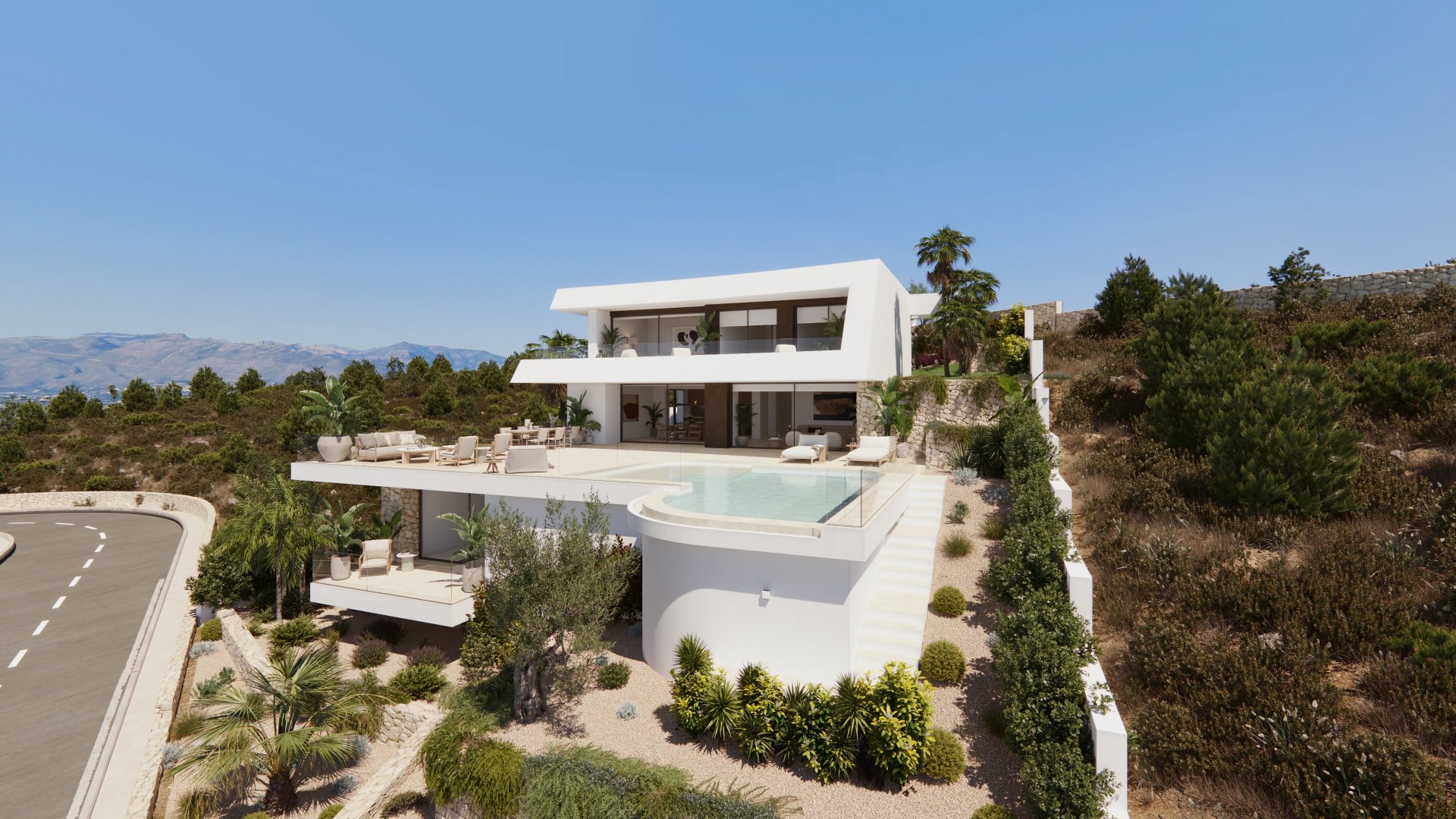 Villa i Benitachell, Alicante, Spanien 4 sovrum, 761 kvm. Nr. 194558