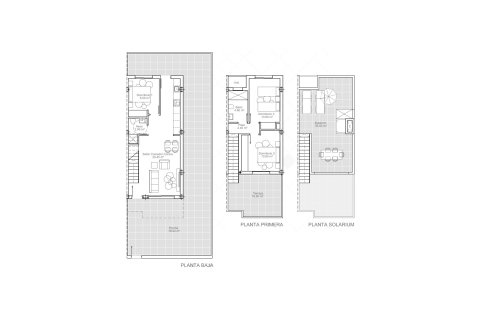 Layout 3 bedrooms, 83 sq.m. in VISTA AZUL XXXVIII LO MONTE in Pilar de la Horadada, Spain No. 166550