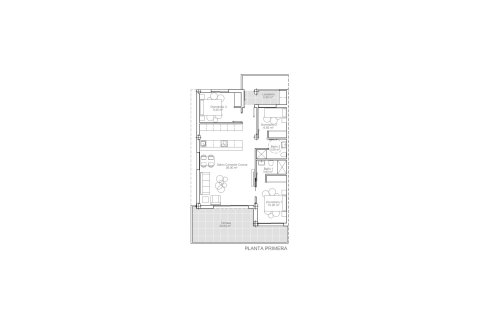 Layout 3 bedrooms, 100 sq.m. in VISTA AZUL XXXVIII LO MONTE in Pilar de la Horadada, Spain No. 166547