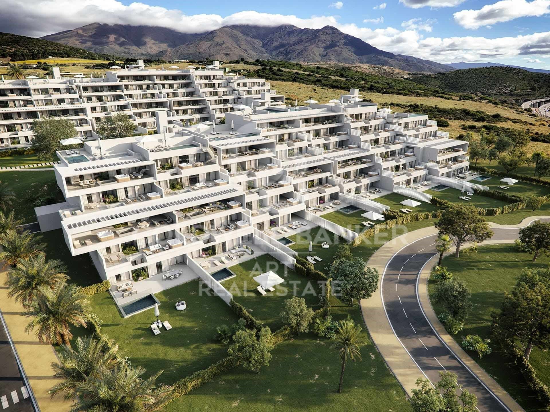 Lägenhet i Casares, Malaga, Spanien 2 sovrum, 114 kvm. Nr. 159778