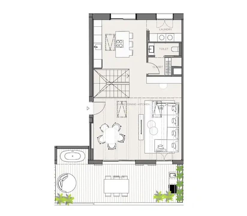 Appartamento a Mallorca, Spagna 3 camere da letto, 135 mq. N° 143939