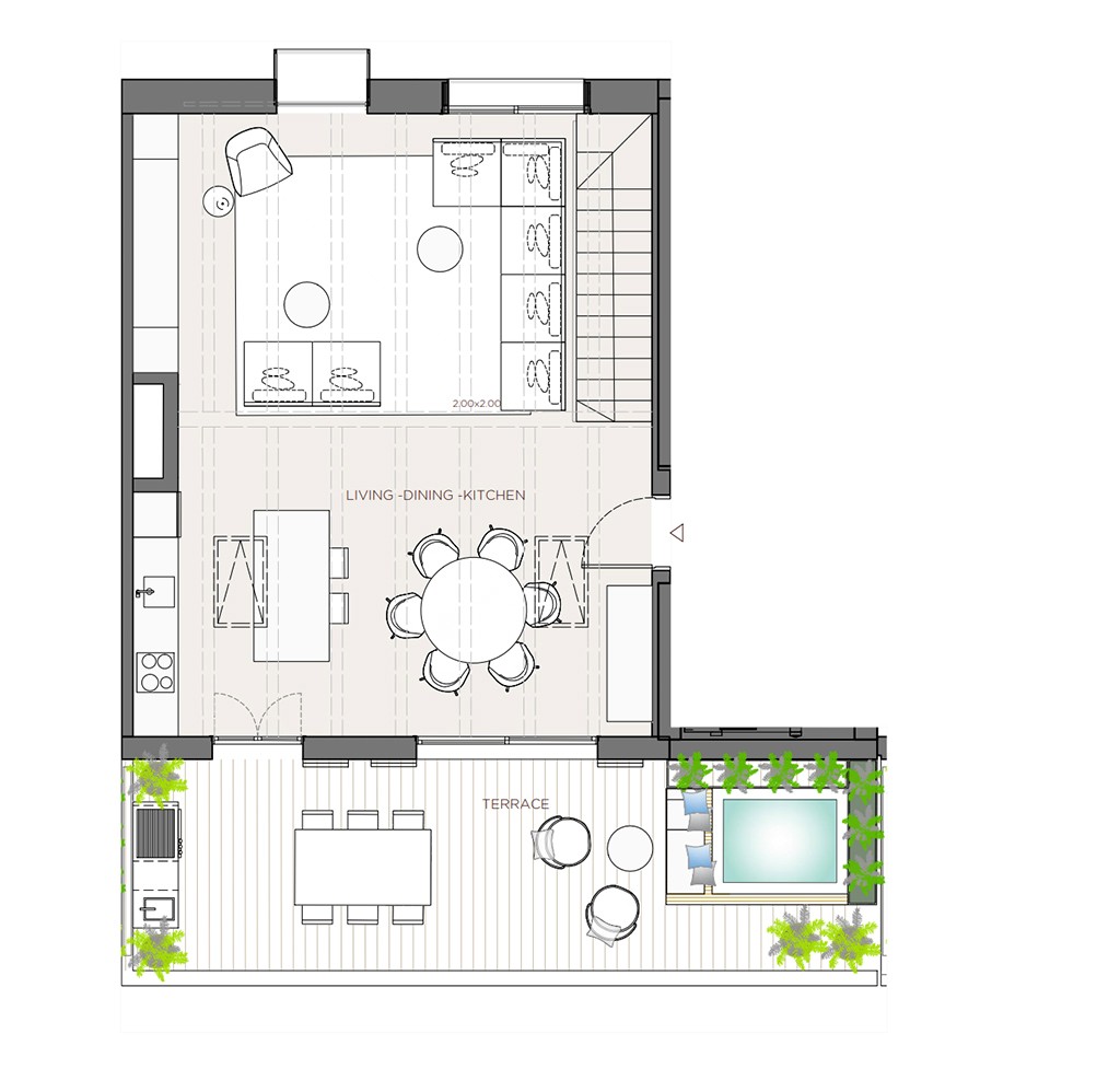 Wohnung in Mallorca, Spanien 2 Schlafzimmer, 123 m2 Nr. 143938