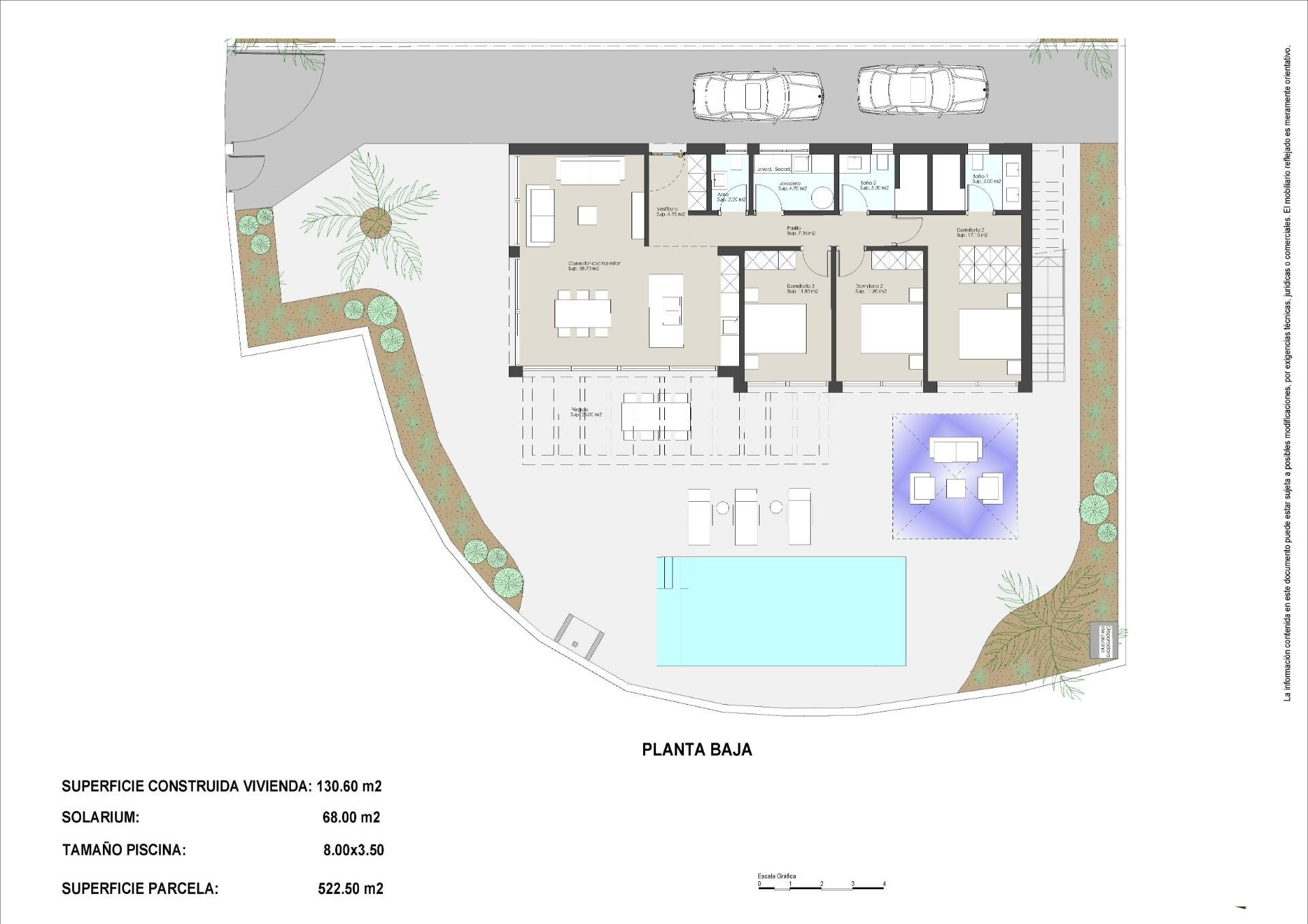 Villa in La Manga del Mar Menor, Murcia, Spain 3 bedrooms, 130 sq.m. No. 151619