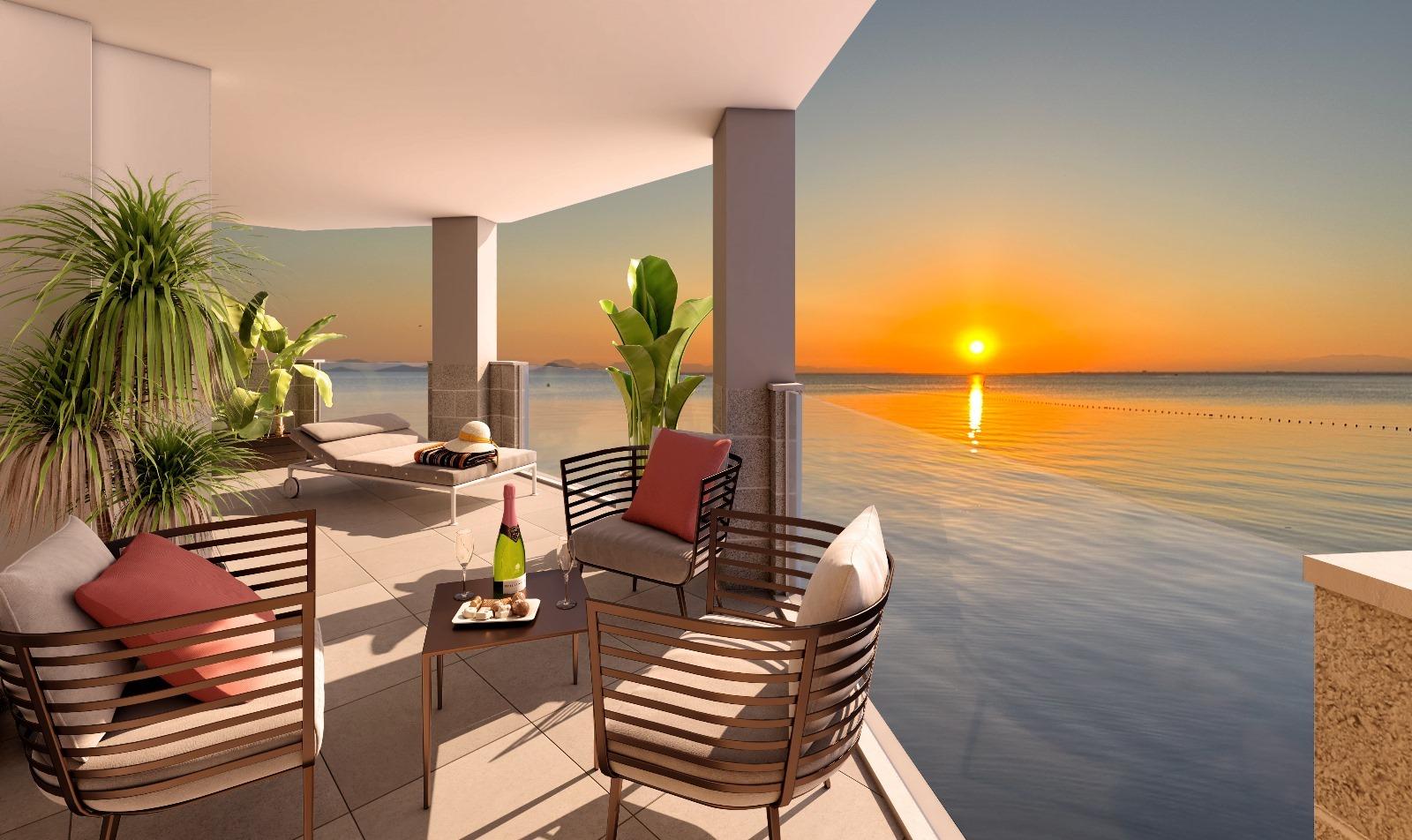Dzīvoklis La Manga del Mar Menor, Murcia, Spānijā 2 istabas, 92 m2 Nr. 143020