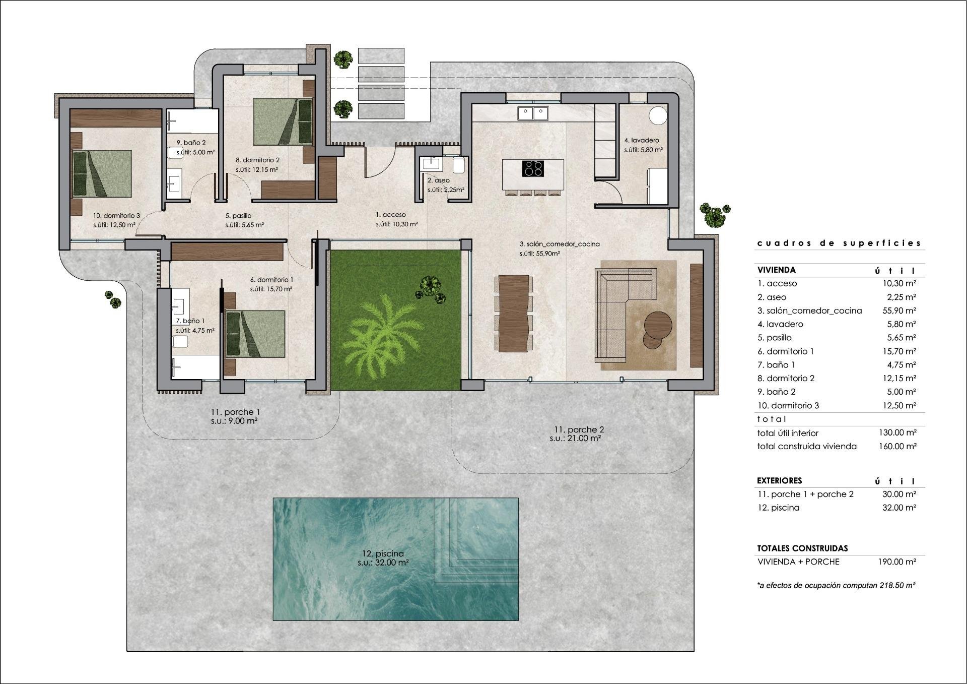 Villa à Pinoso, Alicante, Espagne 3 chambres, 160 m2 No. 189033