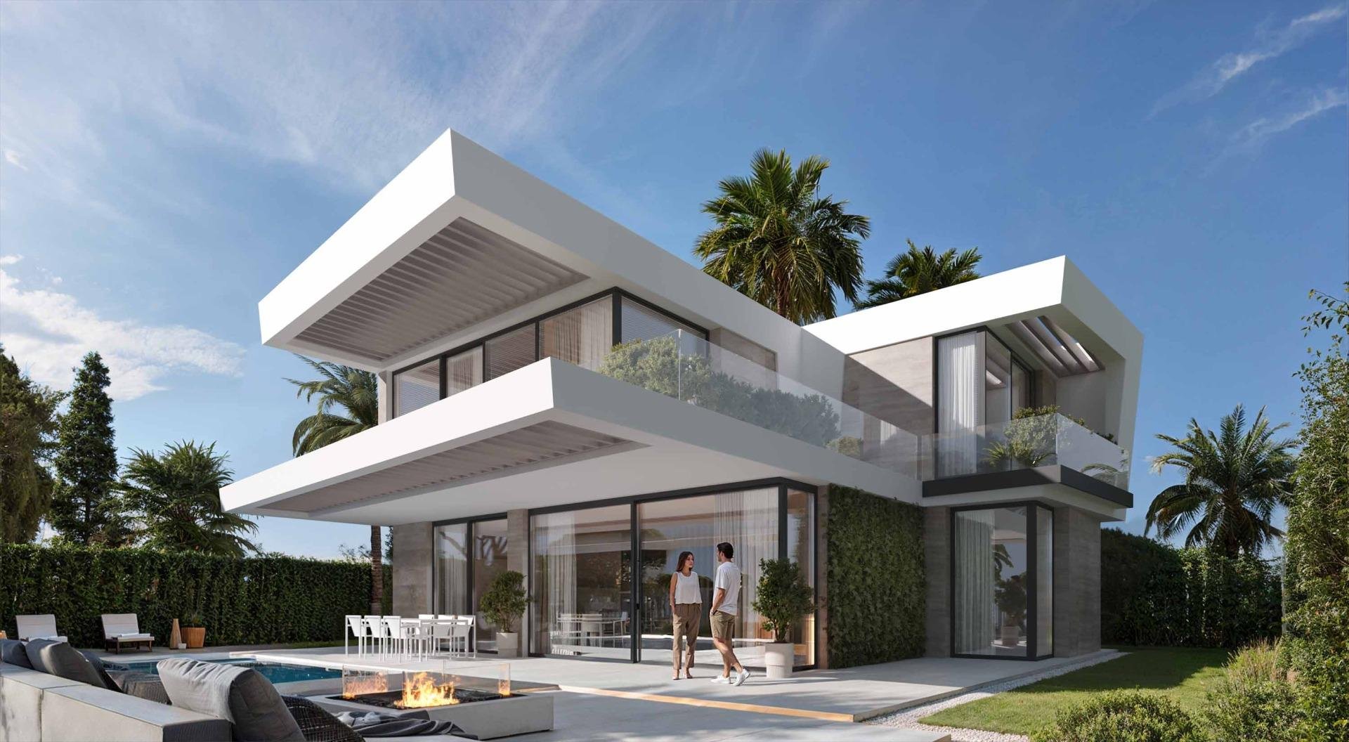 Villa i Mijas, Malaga, Spanien 4 sovrum, 328 kvm. Nr. 169683