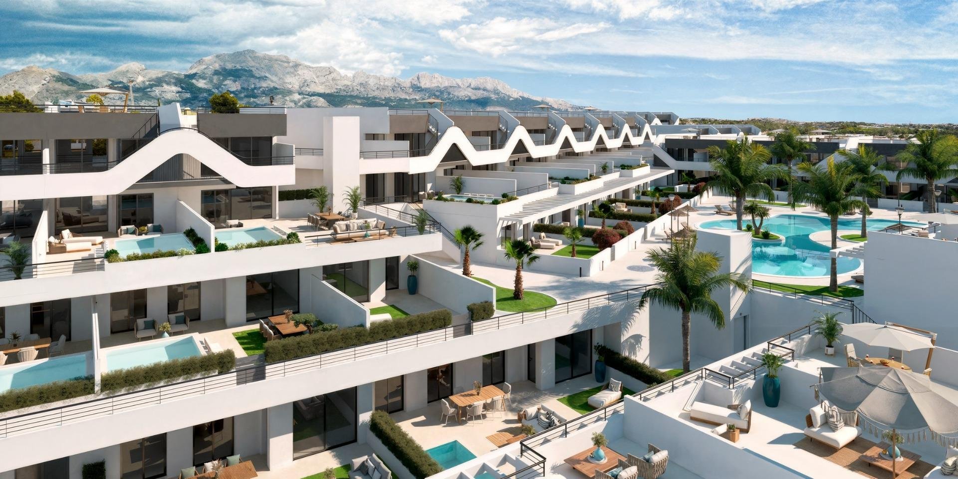 Apartament w L'Alfàs del Pi, Alicante, Hiszpania 2 sypialnie, 74 mkw. nr 187082
