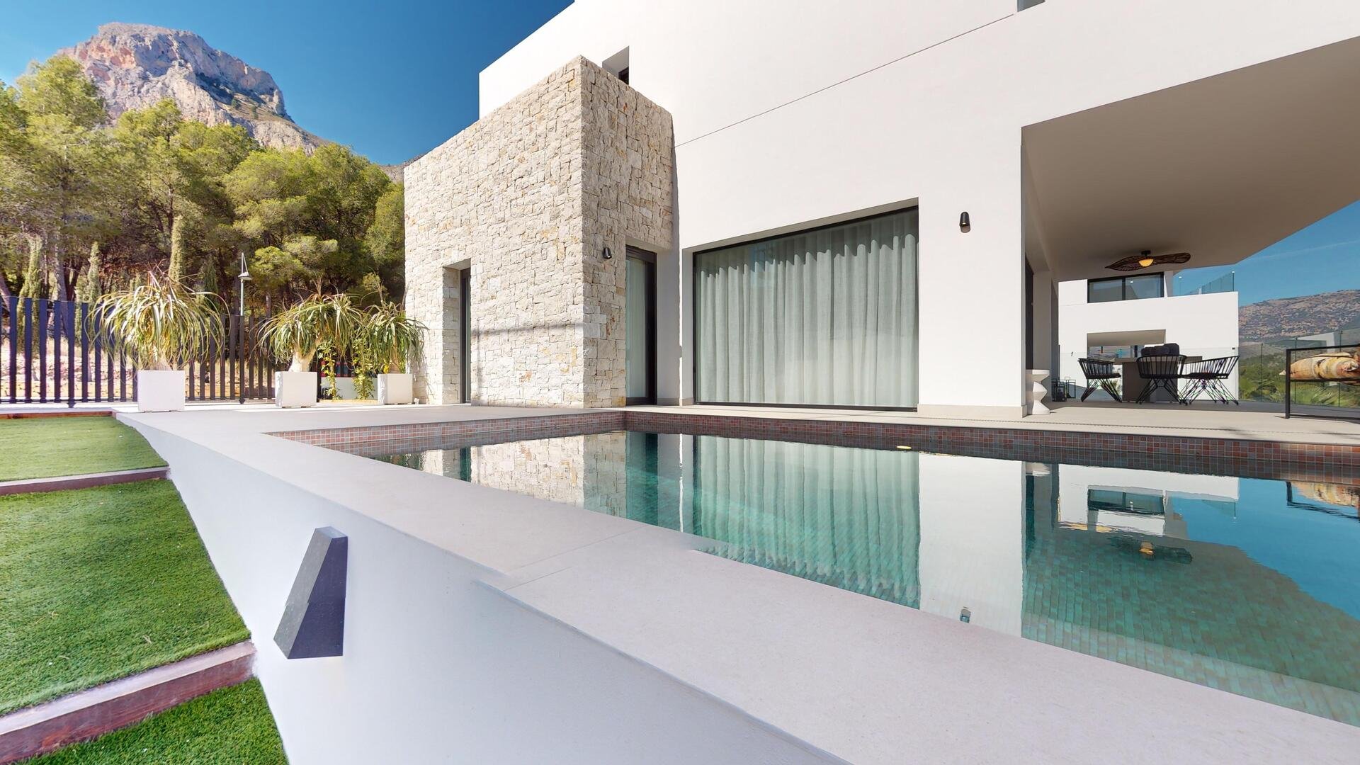 Willa w Polop, Alicante, Hiszpania 3 sypialnie, 293 mkw. nr 136400