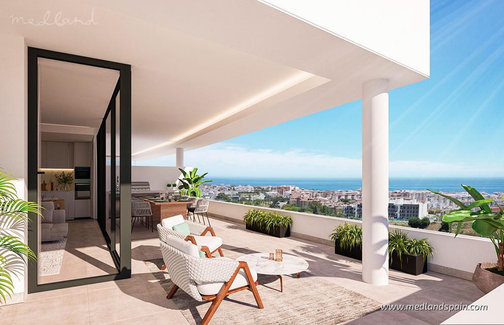 Appartamento a Estepona, Malaga, Spagna 4 camere da letto, 224 mq. N° 52971