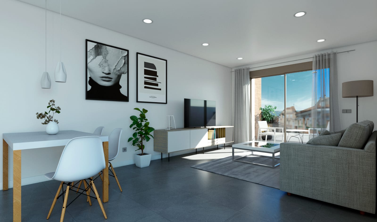 Apartament w Pilar de la Horadada, Alicante, Hiszpania 2 sypialnie, 85 mkw. nr 80271