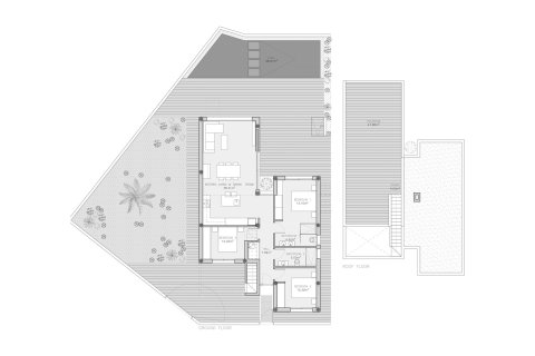 Планировка Виллы «3BR-4» 3 спальни в ЖК SERENA BREEZE 3