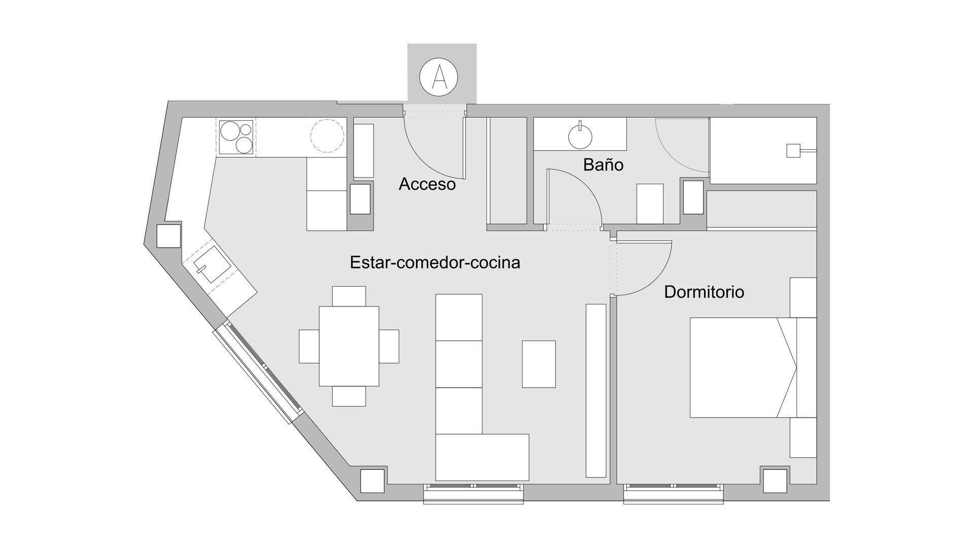 Huoneisto ALEGRIA IV ALICANTE, Alicante, Espanja 1 makuuhuone, 65.66 m2 No. 178374