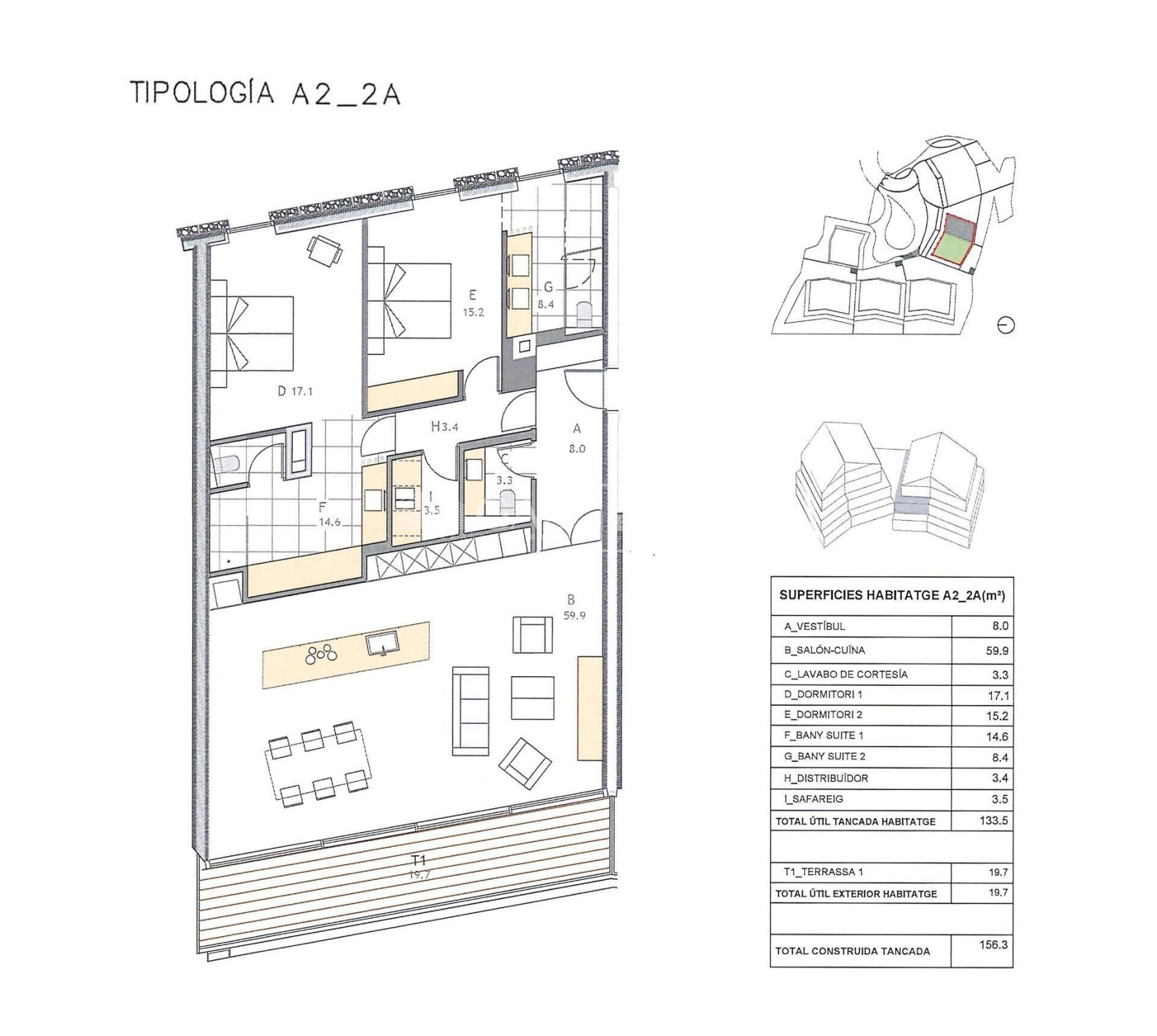 Apartament w Principado De Andorra (Ninguna Poblacion Tiene C.P.), Lleida, Hiszpania 2 sypialnie, 156 mkw. nr 160162