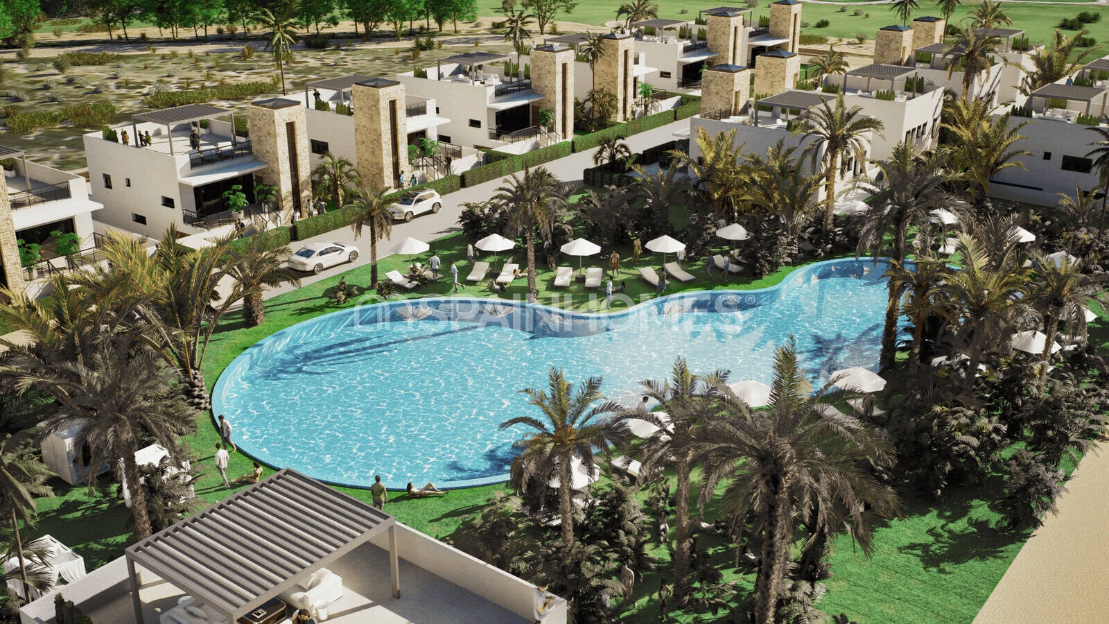 Villa in Alhama de Murcia, Murcia, Spain 2 bedrooms, 157 sq.m. No. 161632