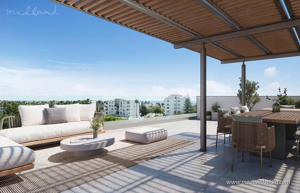 Apartamento en San Pedro de Alcántara, Málaga, España 2 dormitorios, 90 m2 No. 192945