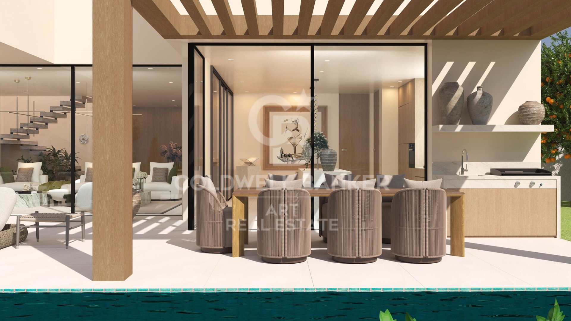 Hus i Estepona, Malaga, Spanien 4 sovrum, 359 kvm. Nr. 157757