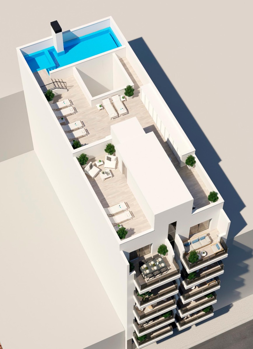 Wohnung in Torrevieja, Alicante, Spanien 3 Schlafzimmer, 96 m2 Nr. 112199