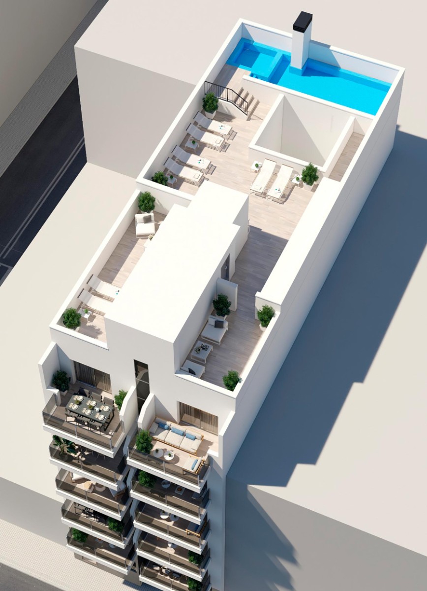Wohnung in Torrevieja, Alicante, Spanien 3 Schlafzimmer, 96 m2 Nr. 112199