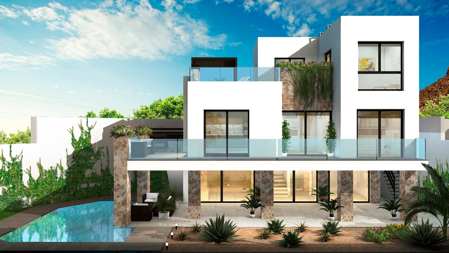 Villa in Alicante, Spanien 3 Schlafzimmer, 131 m2 Nr. 112197