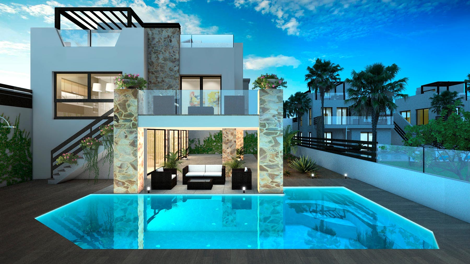 Villa in Alicante, Spanien 3 Schlafzimmer, 131 m2 Nr. 112197