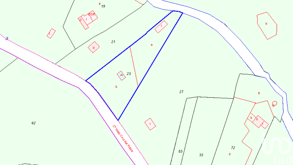 Land plot in Galaroza, Huelva, Spain 400 sq.m. No. 153908