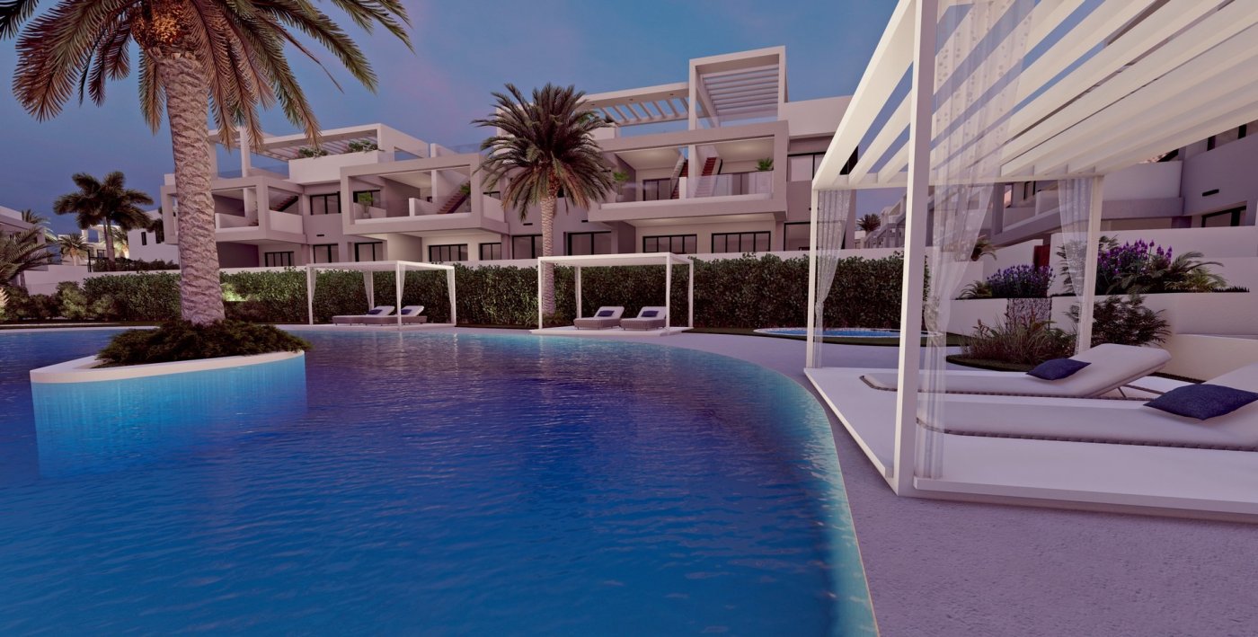 Bungalow i Los Balcones, Alicante, Spanien 2 sovrum, 131 kvm. Nr. 75787