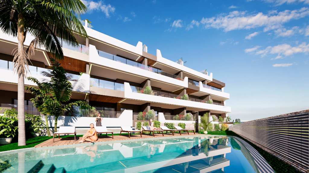 Wohnung in Benijofar, Alicante, Spanien 2 Schlafzimmer, 106 m2 Nr. 144891