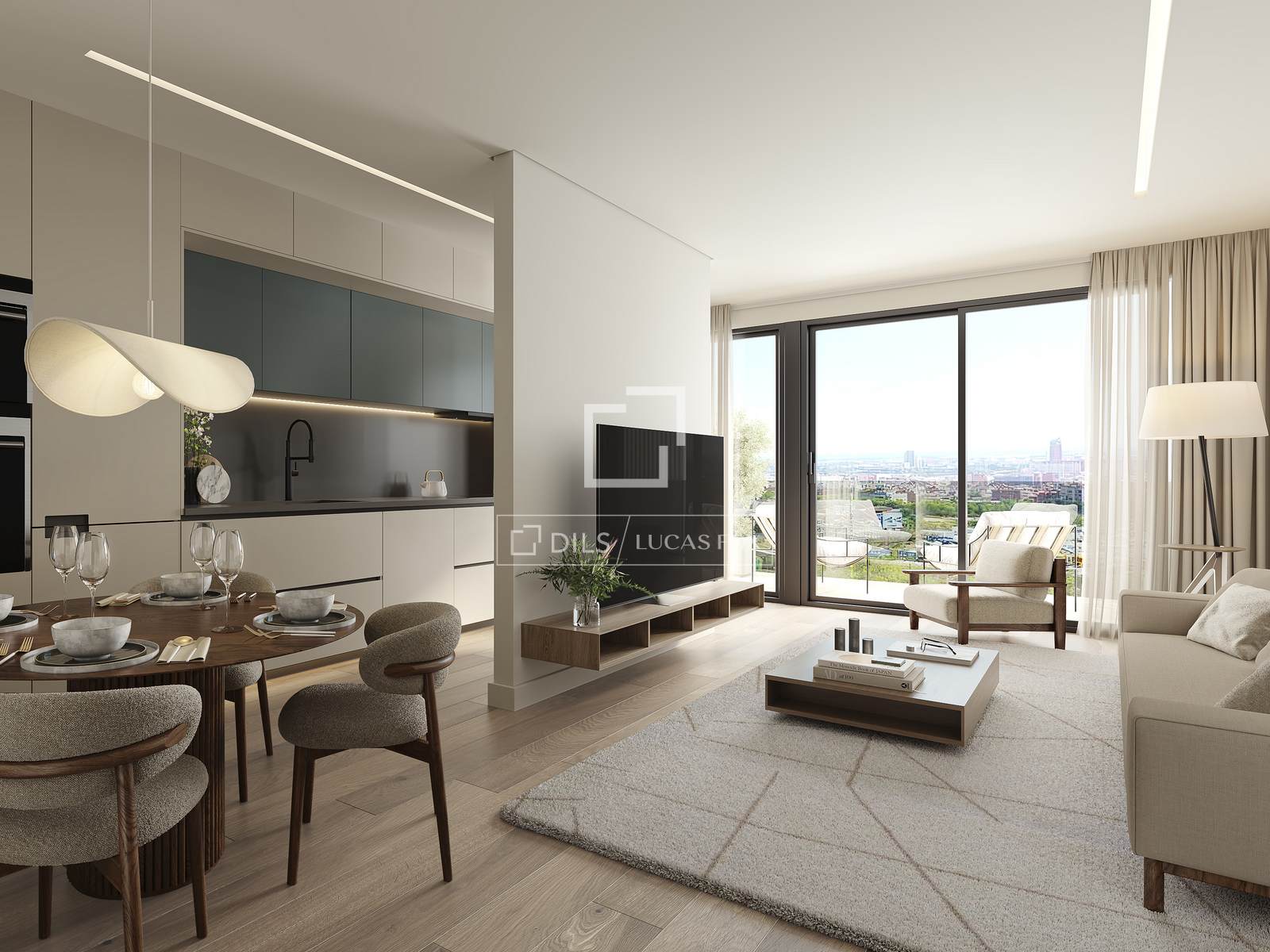 Apartment in Esplugues de Llobregat, Barcelona, Spain 3 bedrooms, 88 sq.m. No. 150742