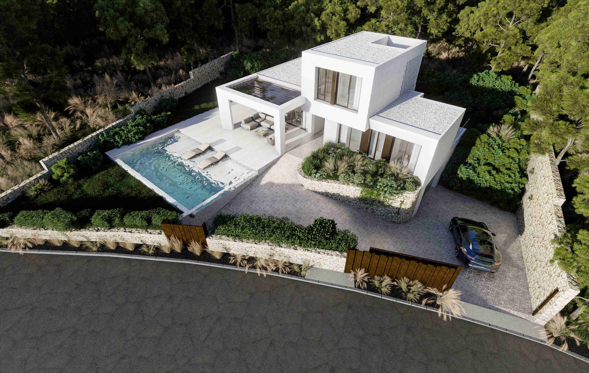 Villa i Alicante, Spanien 3 sovrum, 335 kvm. Nr. 156516
