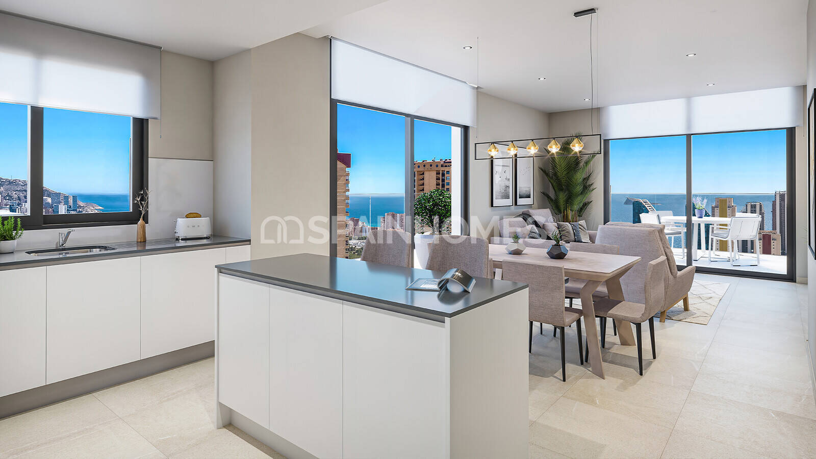 Apartament w Benidorm, Alicante, Hiszpania 3 sypialnie, 104 mkw. nr 70698