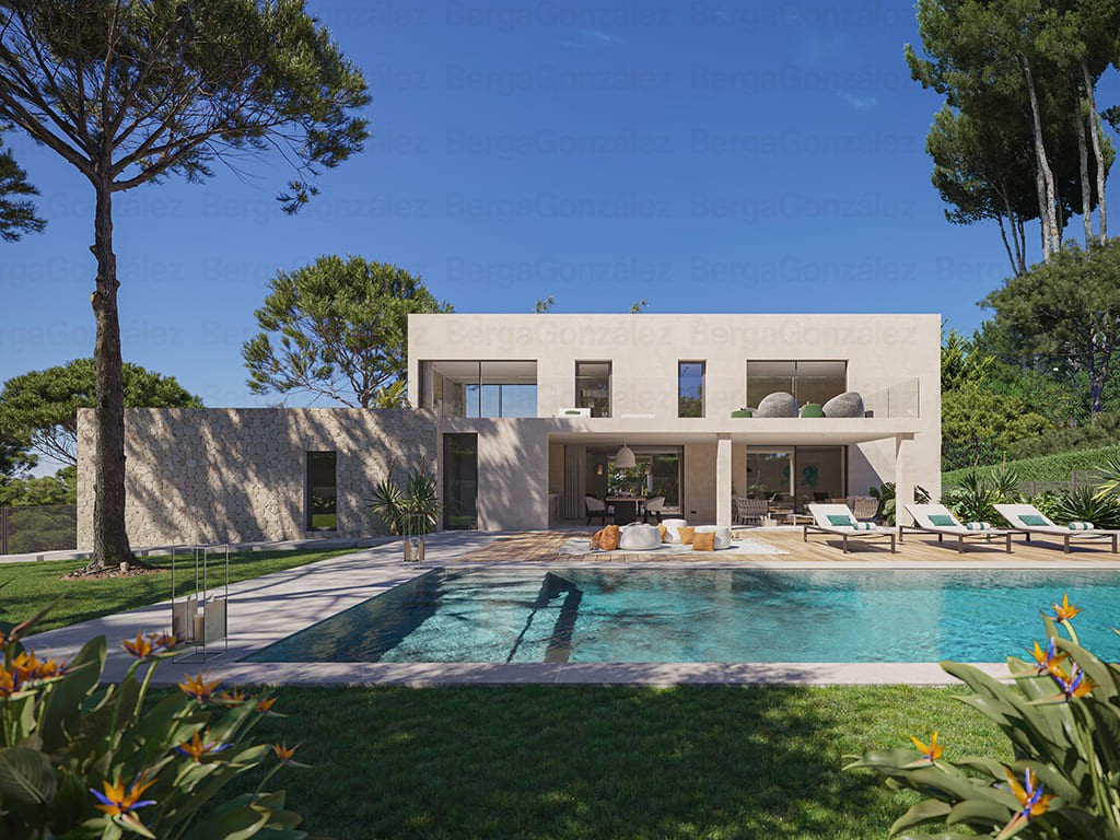 Villa a Santa Ponsa, Mallorca, Spagna 5 camere da letto, 473 mq. N° 147916