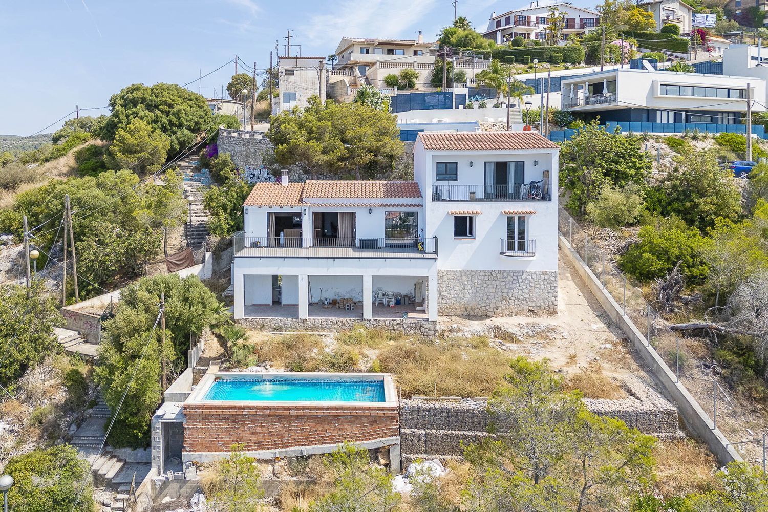 Hus i Sitges, Barcelona, Spanien 4 sovrum, 285 kvm. Nr. 161754