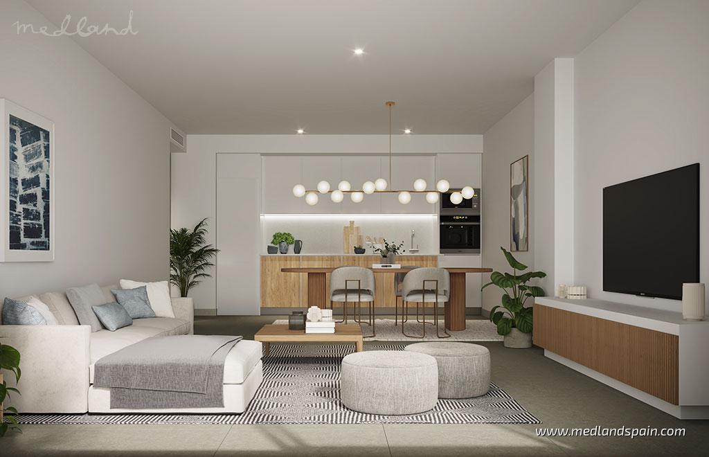 Wohnung in Mijas Costa, Malaga, Spanien 3 Schlafzimmer, 125 m2 Nr. 194805