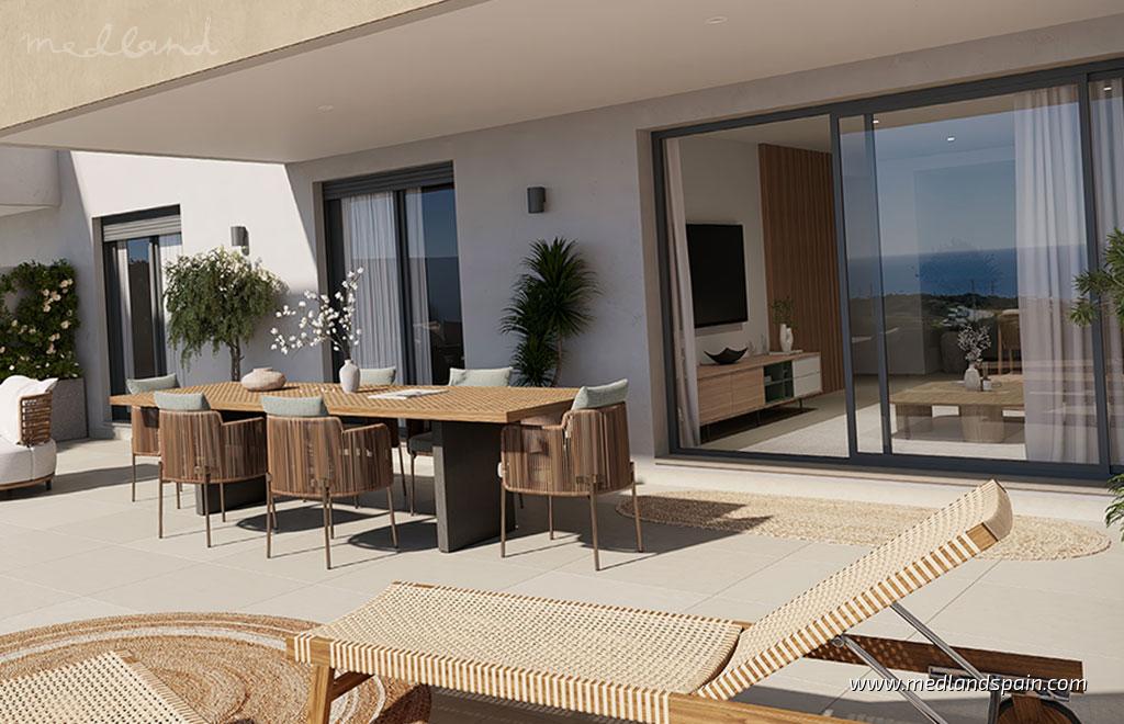 Apartment à Mijas Costa, Malaga, Espagne 2 chambres, 98 m2 No. 194802