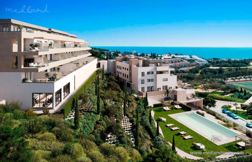 Apartment à Mijas Costa, Malaga, Espagne 2 chambres, 98 m2 No. 194802