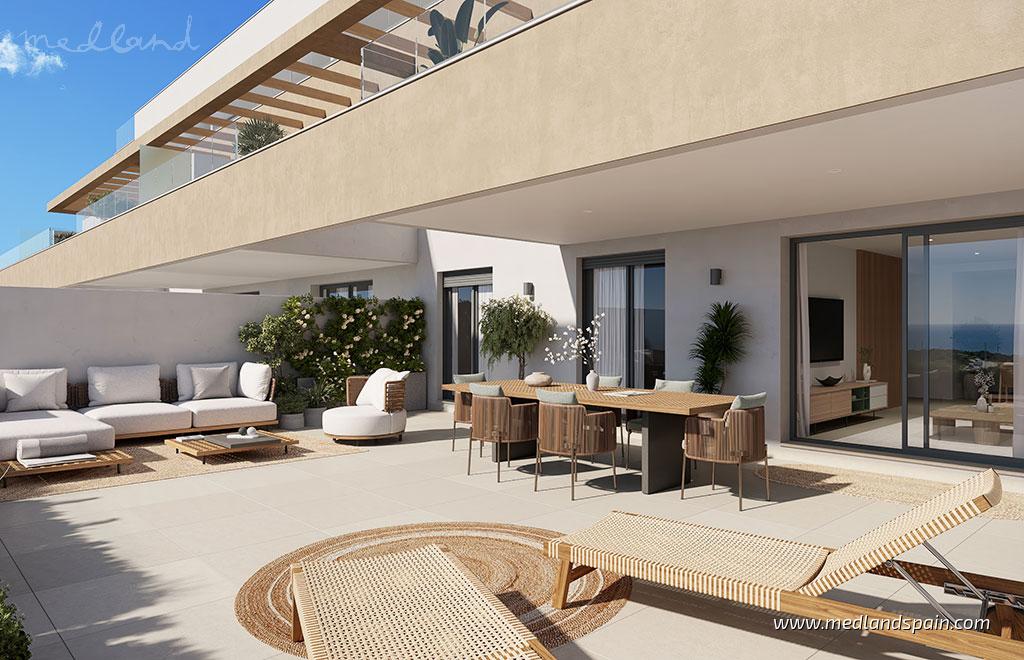 Apartment à Mijas Costa, Malaga, Espagne 2 chambres, 98 m2 No. 194802