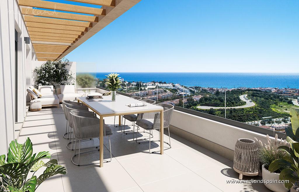 Apartment à Mijas Costa, Malaga, Espagne 2 chambres, 98 m2 No. 194802