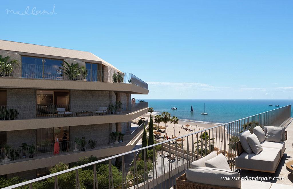Квартира в Манильва, Малага, Испания 2 спальни, 105м2 №194806