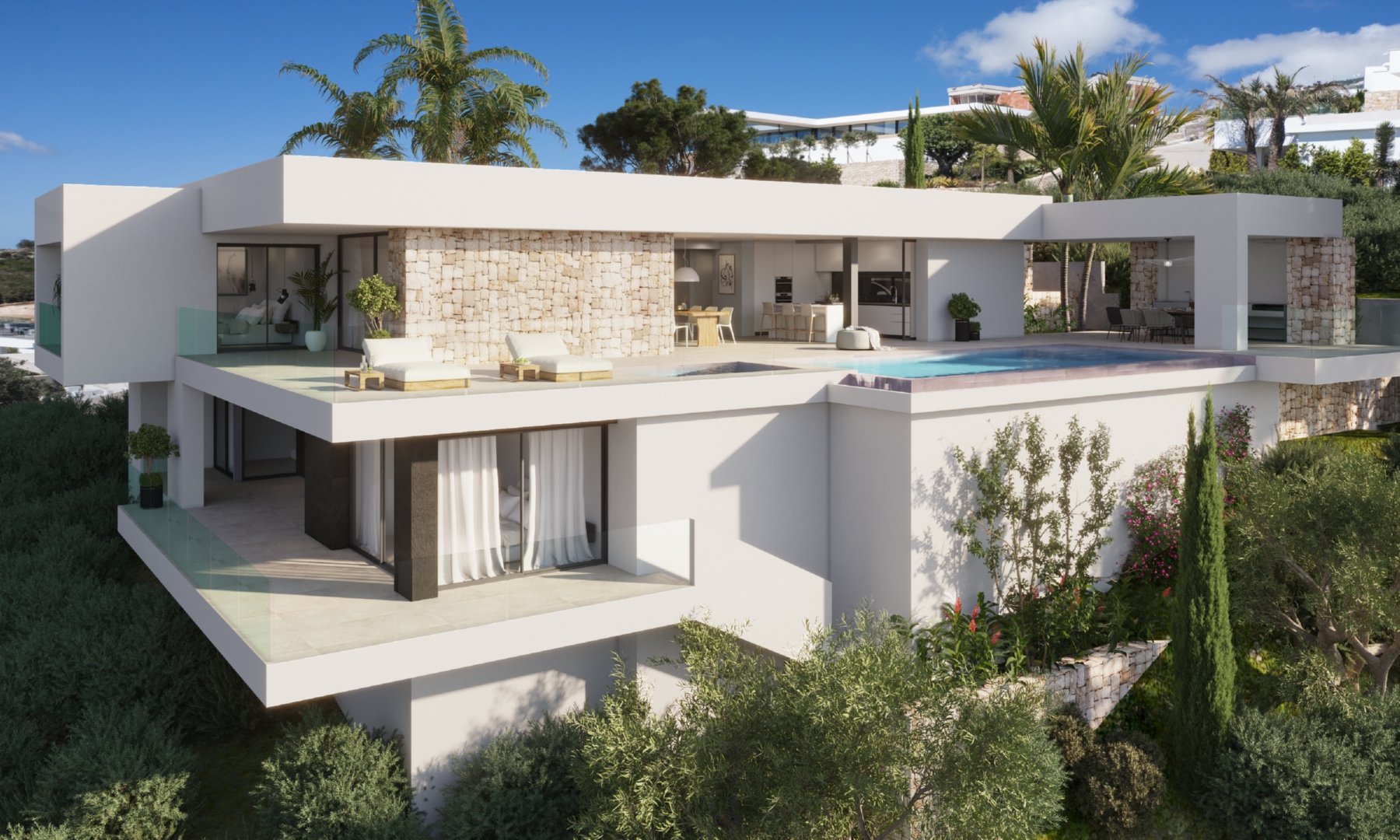 Villa in Cumbre Del Sol, Alicante, Spanien 3 Schlafzimmer, 539 m2 Nr. 96021